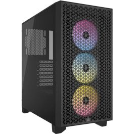 Corsair Caja 3000D RGB Airflow Mid-Tower Negra CC-9011255-WW con Panel de Vidrio Templado Precio: 102.50000024. SKU: B15KNJG7VA