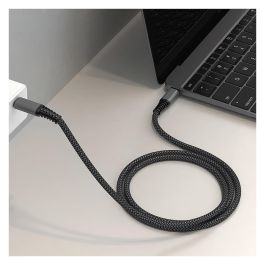 4smarts Cable USB-C a USB-C PremiumCord 456266, Carga Rápida 100W, 1.5m, Negro