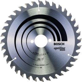 Bosch 2608640616 Hoja de Sierra Circular para Madera, 190x30 mm, 36 Dientes Precio: 46.78999941. SKU: B1KG3L63SY