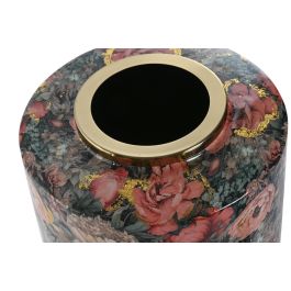 Jarron Shabby DKD Home Decor Rosa Multicolor 24 x 30.5 x 24 cm (2 Unidades) Jarron Shabby DKD Home Decor Rosa Multicolor 24 x 30.5 x 24 cm (2 Unidades)