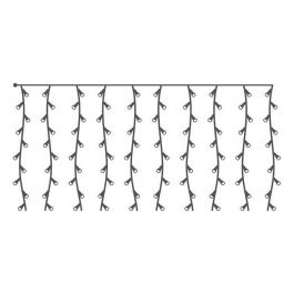 Cortina easy-connect 2x1m 10 tiras 100 leds blanco calido 30v (interior-exterior) total 1,8w Cortina easy-connect 2x1m 10 tiras 100 leds blanco calido 30v (interior-exterior) total 1,8w