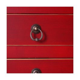 Aparador ORIENTE 73 x 26 x 90 cm Rojo Madera Aparador ORIENTE 73 x 26 x 90 cm Rojo Madera