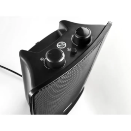 Delonghi Calentador de Ventilador de Cerámica Móvil DCH7032 - 2200W, 3 Potencias, Sistema de Silencio