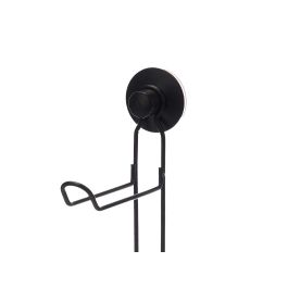 Portarrollo de Metal Negro Mate con Doble Ventosa Berilo 3x32x15 cm (12 Unidades) Portarrollo de Metal Negro Mate con Doble Ventosa Berilo 3x32x15 cm (12 Unidades)
