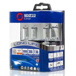 Bombilla para Automóvil Sparco Long Life E-Mark H7 12V 55W 3000K