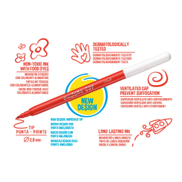 Carioca Rotulador Joy Punta Fina Colores Surtidos Estuche 24 Unidades