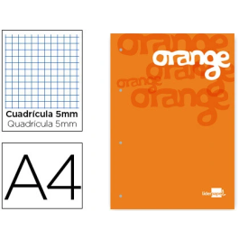 Liderpapel Bloc de Notas Din A4 Cuadriculado 5 mm Naranja Natural 100 Hojas 100 g/m2 Precio: 2.6899994. SKU: B1CGJA9J9B
