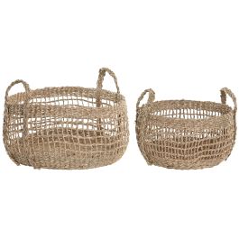 DKD Home Decor Cestas Tropicales de Seagrass Naturales 40 x 28 x 40 cm, Set de 2 unidades Precio: 51.89000058. SKU: B1DEV7KM7B