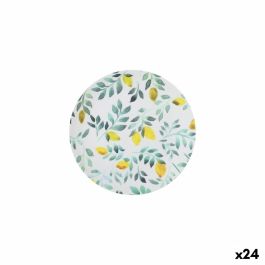 Plato de Postre La Mediterránea 20 cm Limón (24 Unidades) Precio: 37.50000056. SKU: B17M8XXQPA
