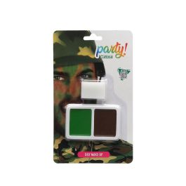 Kit Maquillaje Militar Camuflaje Carnaval - Set de maquillaje graso en tonos verdes y marrones para disfraces de soldado, cazador o explorador Precio: 0.99000022. SKU: S1130095