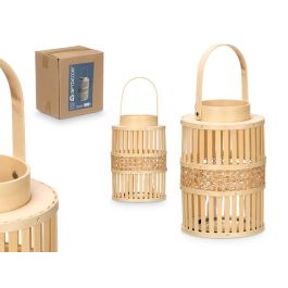 Farol Bambu Natural Vela Med Giftdecor 16X39CM (6 Unidades) Precio: 67.88999998. SKU: B19P2KTLXB