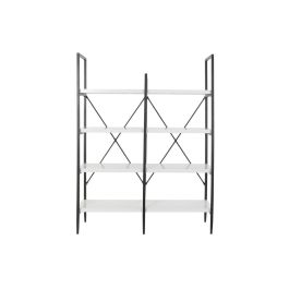 Estantería DKD Home Decor Negro Metal Blanco 4 Estantes Madera MDF (110 x 30 x 150 cm) Estantería DKD Home Decor Negro Metal Blanco 4 Estantes Madera MDF (110 x 30 x 150 cm)