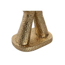 DKD Home Decor Portavelas Moderno Dorado Resina 18 x 31.5 x 13.5 cm