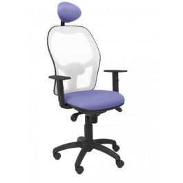 Silla Piqueras Y Crespo Jorquera Brazos Regulables Cabecero Fijo Mecanismo Sincro Con Regulador De Tension Respaldo De Malla Blanca Y Asiento Tapizado Bali Azul Claro Precio: 350.68999966. SKU: S5702769