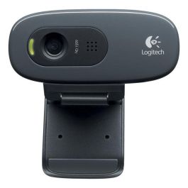 Logitech C270 Webcam HD 720p para Videollamadas y Fotos 3MP. Micrófono Reducción Ruido, RightLight para Luz Tenue. Software MAGIX