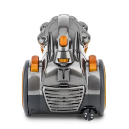 Hkoenig HKO3760124955040 Aspirador Multiciclónico Compacto Sin Bolsa, Tubo Telescópico de Aluminio, Clase A