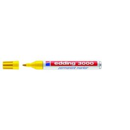Marcador Permanente Edding 3000 Conico Amarillo (Set de 10) Precio: 27.50000033. SKU: B1E65D5TCA