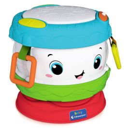 Clementoni Tambor Baby 10-36 meses con Actividades y Melodías con Efectos de Luces LED