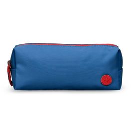 Estuche Portatodo Antartik Basic Pack 1 Compartimento Azul Marino Compañero Mochila 80x55x210 mm