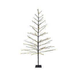 Lumineo Árbol Iluminado 1,80m Alto x 90cm Ancho con 232 LEDs Luz Cálida, Temporizador 8/16h, Uso Interior y Exterior IP44