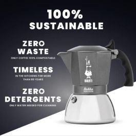 Bialetti - Brikka Cafetie italiano - Inducción 4 tazas Bialetti - Brikka Cafetie italiano - Inducción 4 tazas