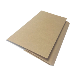 Gio Subcarpeta Cartulina Folio Pocket Bolsa con Solapa Kraft Bicolor 320g/m² 250 Hojas