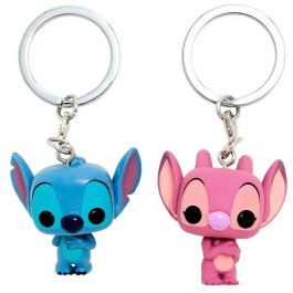 FUNKO Llaveros Pocket POP Disney: Stitch & Angel Blister