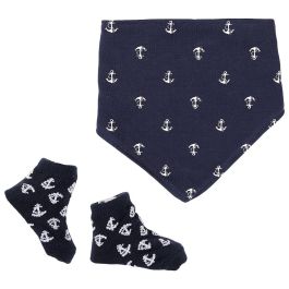 Tom et Zoe Juego Babero Calcetines Niño Algodón 100%