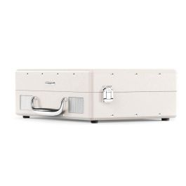 Mixx Audio AAALT65928 Tocadiscos de Vinilo Revival 55 con Altavoces Estéreo Integrados, 3 Velocidades, Bluetooth, Salida RCA, Crema