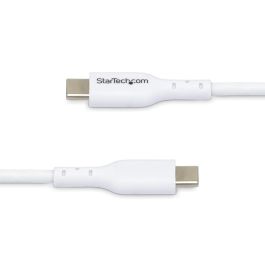 Cable USB-C Startech USB2CC1MNCWHE Blanco 1 m Cable USB-C Startech USB2CC1MNCWHE Blanco 1 m
