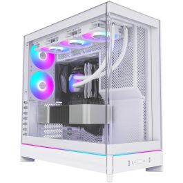 Montech HS02 PRO TG Caja de PC Midi Tower Blanca con Panel de Vidrio