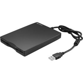 Sandberg USB Floppy Drive Lector de Disquetes Externo para Ordenador, Recupera Datos de Disquetes Antiguos, Sin Instalación de Software