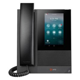 HP Poly CCX 400 Teléfono IP Multimedia Empresarial, SIP Abierto, PoE, Android 12, 24 Líneas, Pantalla LCD 5", Negro