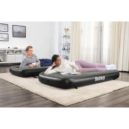 Bestway Airbed Tritech™ Connect and Rest™ Cama Hinchable 3 en 1 - Individual, Elevada o King Size - 188x99x25 cm - Soporta 150 kg