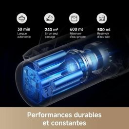 Mova Aspiradora en Seco y Húmedo K30, MOV1735114011141 - Alcance Plano 180°, Succión 18 kPa, Limpieza de Bordes, Secado con Aire Caliente