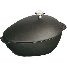 Staub Muscheltopf, Olla para Mejillones de Hierro Fundido, Redonda, 25 cm, Color Negro Precio: 142.58999975. SKU: B1EFNW8PW9