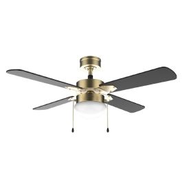 Ventilador de Techo con Luz Cecotec EnergySilence Aero 450 Negro Dorado 50 W Precio: 74.50000008. SKU: B134AAEKGB