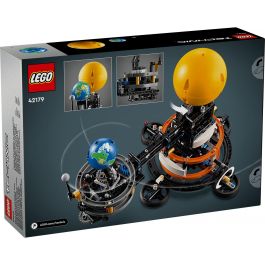 LEGO Technic 42179 Planeta Tierra y Luna en Órbita, Detallado Modelo del Sistema Solar para Construir, Set de Juguete Educativo de Ciencia Espacial