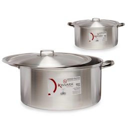 Cacerola de Aluminio Kinvara 40 cm 25 L - Apta Gas, Horno y Lavavajillas (3 Unidades) Precio: 129.49999953. SKU: S3602009
