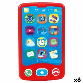 Teléfono de Juguete PlayGo Rojo 6,8 x 11,5 x 1,5 cm (6 Unidades) Precio: 32.49999984. SKU: B1HGDT27B2