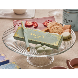 Belius Bolígrafo Macaron Bliss Verde Dorado Tinta Azul 0.8 mm Diseño Elegante Caja de Lujo