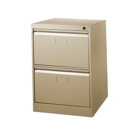 Blanca Fichero Metálico N.34 de 2 Cajones 64cm Alto x 70cm Prof x 49cm Ancho Color Beige