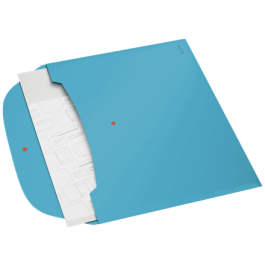 Dosier Sobre Leitz Cosy Pp Opaco Broche A4 Con Dos Bolsillos Gris Pack De 3