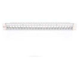 DIGITUS Patchpanel 1HE 24-Port Modular Cat5e Cat6 Cat6a Gris