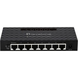 Level One GEU-0821 Switch de Red 8 puertos Gigabit Ethernet de Plástico