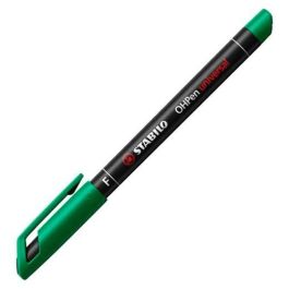 Stabilo Marcador Permanente Universal OHPen Tinta Permanente Punta Fina 0.7 mm Verde Caja 10 Unidades Precio: 8.49999953. SKU: B146BG6DCZ
