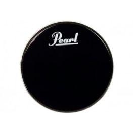 Pearl Parche Resonante 18" Black Beat W/Logo