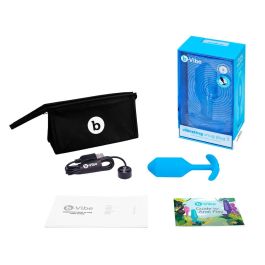 Plug Anal B-Vibe Vibrating Snug 3 Azul (3,7 x 13,8 x 1 cm) Plug Anal B-Vibe Vibrating Snug 3 Azul (3,7 x 13,8 x 1 cm)