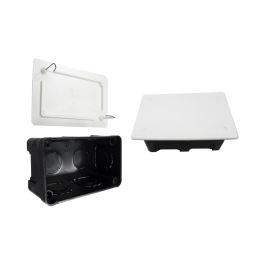 Solera 614 Caja rectangular 200x130x60mm garra metálica retractilado termoplástico
