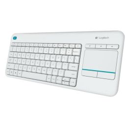 Teclado Logitech K400+ Blanco Qwerty Español QWERTY
